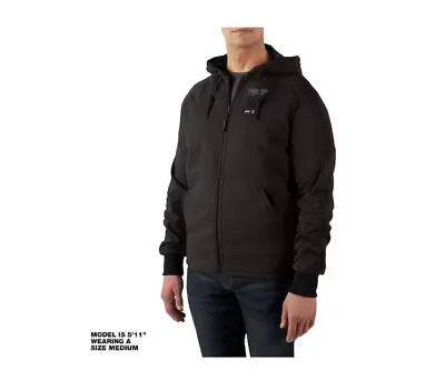 Milwaukee Mens M12 Heated Hoodie With Battery And Charger Black Size M • $123.24