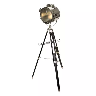 Nautical Photography Floor Studio Lamp Spot Search Light With Tripod Stand Decor • $286