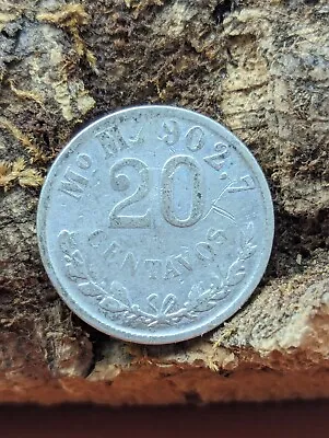 1901 MoM Mexico 20 Centavos  KM-405.2 • $20