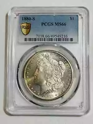 1880 S Morgan Silver Dollar PCGS MS-66 • $361.60