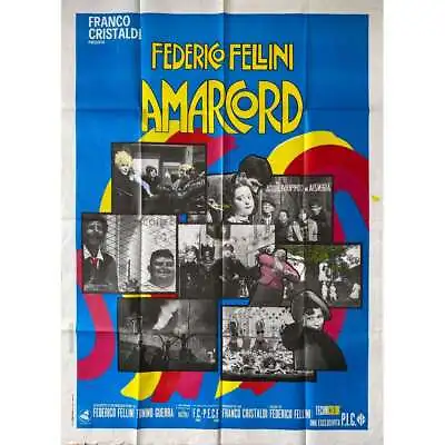 AMARCORD Movie Poster Style B - 39x55 In. - 1974 - Federico Fellini Magali Noel • $170.99