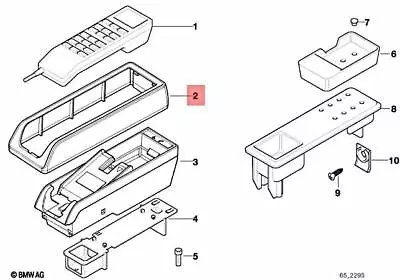 $41.65 • Buy Genuine BMW Z3 E36 316g 316i 1.6 1.9 318i Eject-Box Trim Panel 51168173731