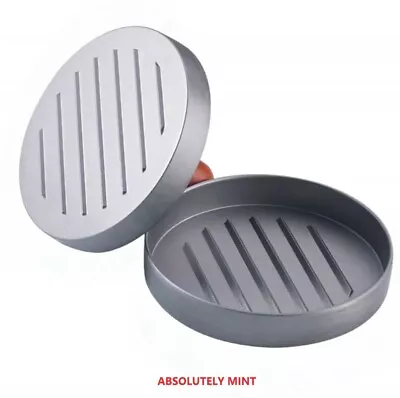 Metal Heavy Duty Non-stick Hamburg Burger Press Mold Grill BBQ Patty Meat Mould • £5.75