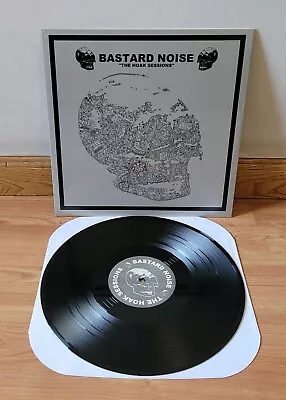 BASTARD NOISE / LACK OF INTEREST Split LP  The Hoak Sessions  • $16.50