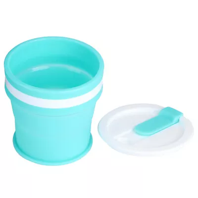 350ml Silicone Folding Cup Portable Collapsible Coffee Cup Mug For Travel AA • £6.37