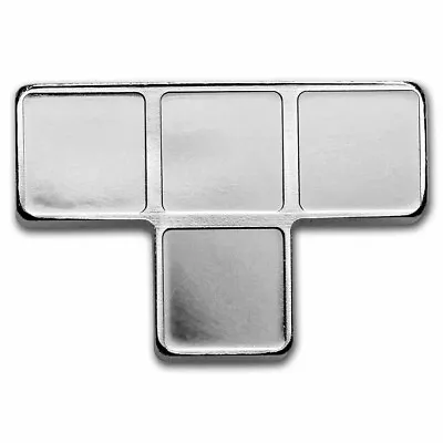 Tetris T Shape Tetrimino Block 1 Oz 999 Ag Silver 2023 Niue $2 Coin - JP417 • $39.95