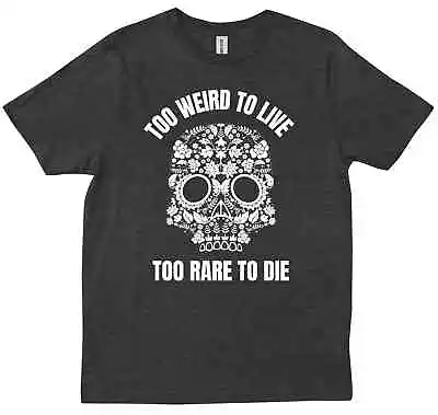Too Weird To Live Too Rare To Die Vintage Skull Hunter S Thompson T-shirt • $20.99