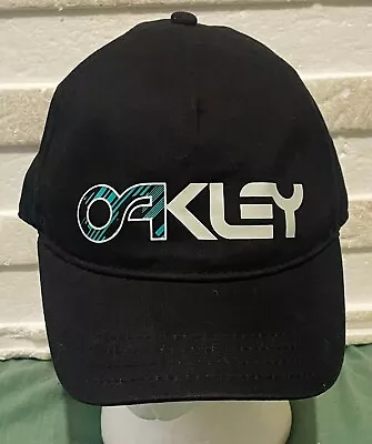 VINTAGE OAKLEY Cap Hat 1990s ‘OFFICIAL’ Adult Elastic Flexfit ‘RARE’ - NEAR NEW • $140