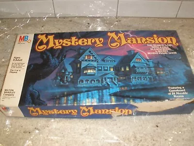 Vintage Milton Bradley Mystery Mansion 1984 (no Instructions) • $44.99