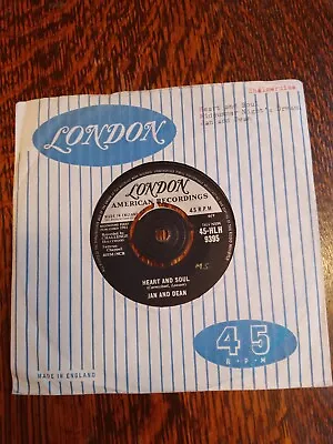 Jan And Dean - Heart And Soul - London Uk Single (1961) - Mint Condition Record  • £9