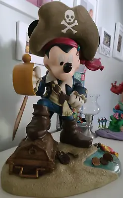 Disney  Mickey Mouse PIRATES OF THE CARIBBEAN  Signed Big Fig By Costa Alavezos • $799