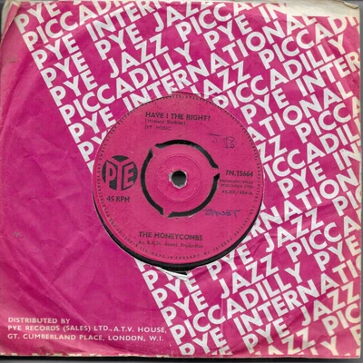 The Honeycombs Have I The Right? 3 Prong Centre Philips Pressing UK 45 7  Sgl • £3.99