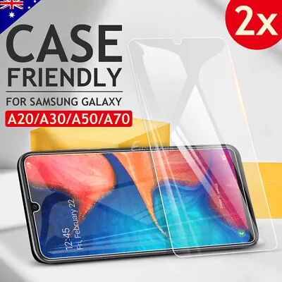 2x Tempered Glass Screen Protector For Samsung Galaxy A15 A25 A34 A23 A14 A21s • $4.95
