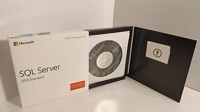 SQL Server 2019 Standard 16 Core 10 User CAL DVD Pack • $378.87