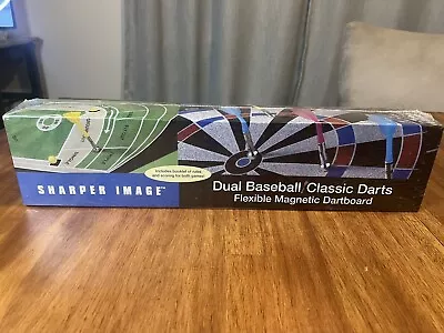 Sharper Image Dual Baseball Classic Darts Flexible Magnetic Dartboard Brand New • $17.99