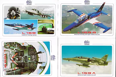 MILITARY AIRCRAFT POSTCARDS LOT 4 Czech  Republic AERO L-159A & L-159B • $10.95