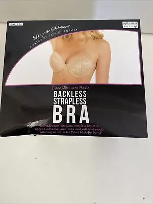 Lace Ultimate Boost Backless Strapless Bra. Nude DD. New In Open Box. • £10.80