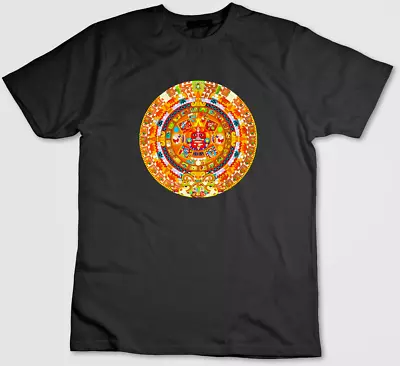 Aztec Sun Stone  Short Sleeve T Shirt Men / Woman G101 • £12