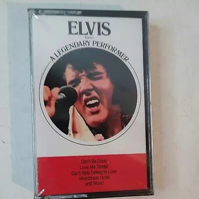 Elvis Presley Cassette Tape A Legendary Performer  By Elvis Presley  Volume  1 • $6.39