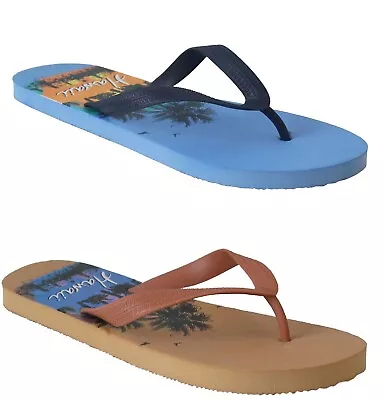 £5.99 • Buy New Mens Gents Indoor Bathroom Kitchen Beach Summer Toe Post Flip Flops Sandals