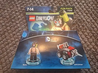 £5.99 • Buy LEGO 71240 Dimensions Fun Pack Bane Minifigure & Drill Driver (Brand New)