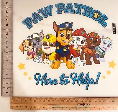 1pc Paw Patrol Fun Iron On Transfers • $3.49