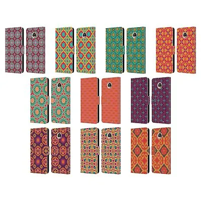 Head Case Designs Moroccan Patterns Leather Book Wallet Case For Motorola Phones • $18.95