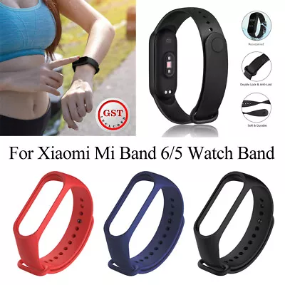 Watch Band Strap Replacement Silicone Wrist Watchband For Xiaomi Mi Band 6/5 • $5.39