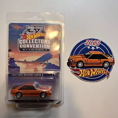 2023 Hot Wheels 37th Annual LA Convention 1993 Ford Mustang Cobra R & Patch New • $110