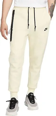Mens Nike Sportswear Tech Fleece Jogger Pants Coconut Milk Medium FB8002-113 NWT • $69.99