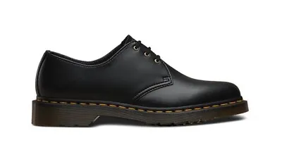 Dr Martens 1461 Vegan Shoes Black Unisex Womens Mens Size UK7 | RRP$260 3-Eye ✅ • $160