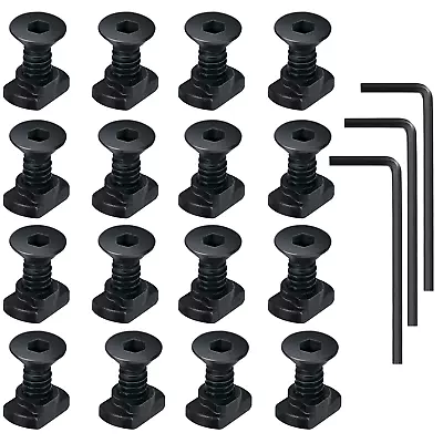  M5 T-Nut Screw Replacement Sets Hardware For Standard Rail Systems 16 Pack • $11.98