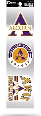 Alcorn State Braves ASU Triple Retro Throwback Decals Sticker Sheet University • $8.95