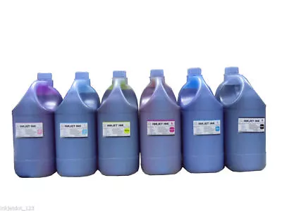 $619.99 • Buy 6 Gallon Refill Ink For DesignJet T2500 Printer MK(pg.)/C/M/Y/PK/GY