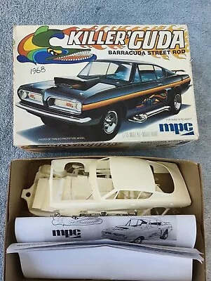 Vintage 70s MPC 1/25 Killer Cuda MModel Kit 1-0782 • $14.99