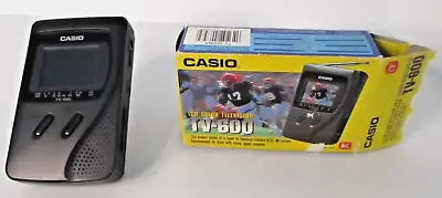 Vintage Casio LCD Color TV-600B Handheld 90's (5 X3 ) • $14.99