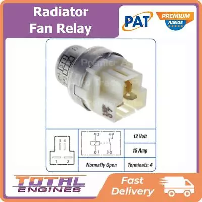 PAT Premium Radiator Fan Relay Fits Holden Apollo JK 2.0L 4Cyl 3S-FE • $43.90