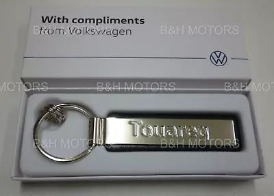 New Genuine Volkswagen Touareg Silver Keyring 000087010ad Ypn • $18.87