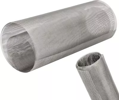 Stainless Steel Metal Mesh Filter Sheet Net Filtration Insect Screening Roll 6M • £6.95