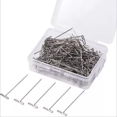 Buld Metal 38mm Long T Pins For Modelling Macrame Wigs Sewing DIY Craft Tool • $0.99