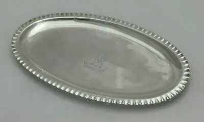 £495 • Buy 1784 Georgian Antique Solid Silver Fine Dining Table Spoon Tray Tray (1394-K-ONN