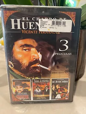 Vicente Fernandez: El Charro De Huentitan 3 PK (3 Peliculas) - DVD - Brand New • $39.95