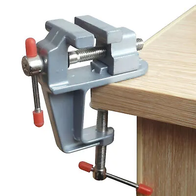 Compact Swivel Lock Bench Vise Hobby Clamp Vice For Crafting & Repairs • $8.49