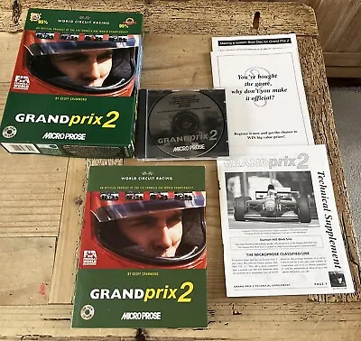 Grand Prix 2 - 1995 Big Box PC CD Game By Microprose & Geoff Crammond - Complete • £25.99