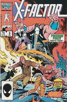 X-factor #8 (1986) Louise Simonson / Mark Silvestri ~ Nm • $3