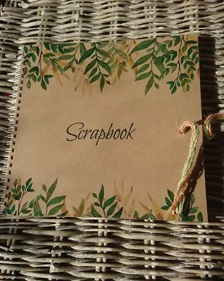 Handmade Scrapbook Memory Book Album Wedding Holiday Story Can Personalise 8x8   • £6.50