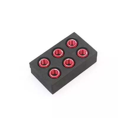 Red CNC Racing Rear Sprocket Nuts M10 For Suzuki GSX1300 BK B-King 08-12 11 10 • $24.49