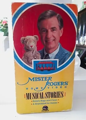 HTF 1988 Playhouse Video - Mister Rogers Neighborhood - Musical Stories - VHS • $34.99