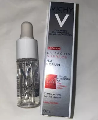 Vichy LiftActiv SUPREME H.A. SERUM 1.5%PURE Hyaluronic Acid10ML TRAVEL SIZE NEW • $13.30