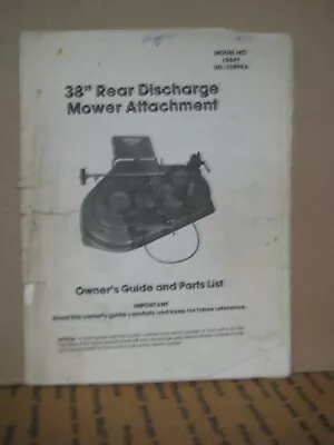 Gilson Montgomery Ward 38  Rear Discharge Mower Attachment Model 63641 GIL-3389 • $19.95